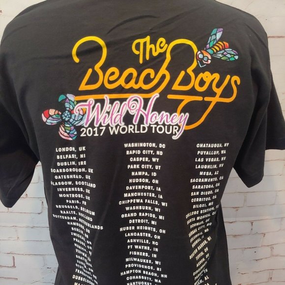The Beach Boys T-Shirt Mens Size Medium M Wild Honey 2017 World Tour New - Picture 5 of 7